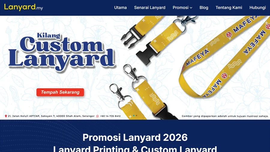 Lanyard.my Corporate Website Design Malaysia