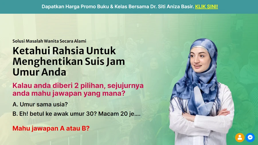 Tanya Dr Siti Landing Page Website Design Malaysia